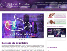 Tablet Screenshot of lavidverdadera.org